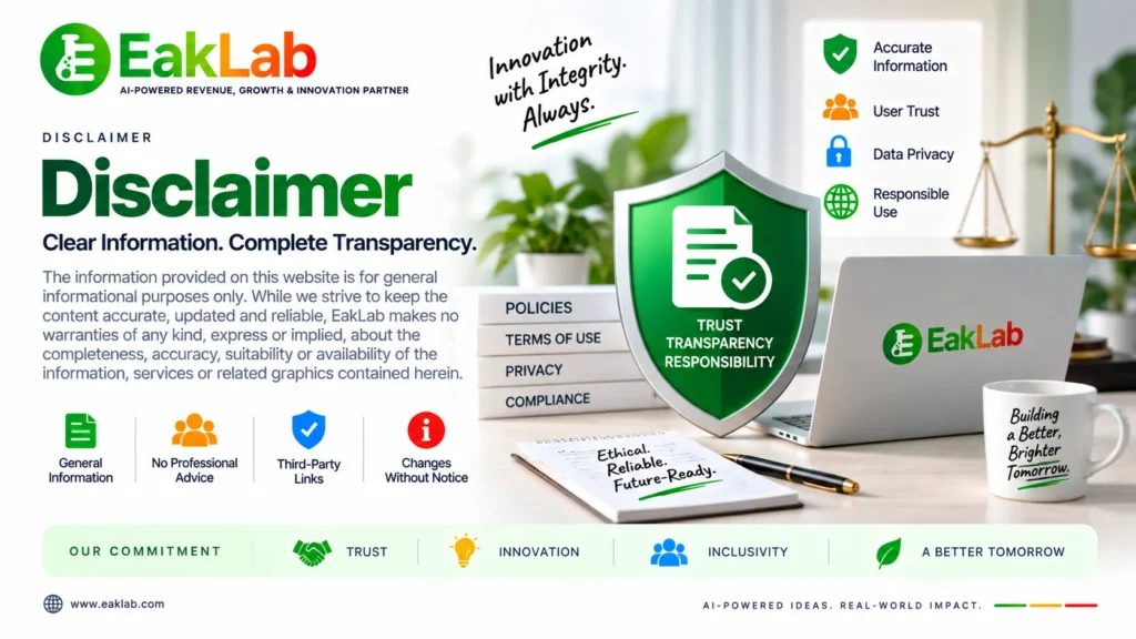 Disclaimer EakLab