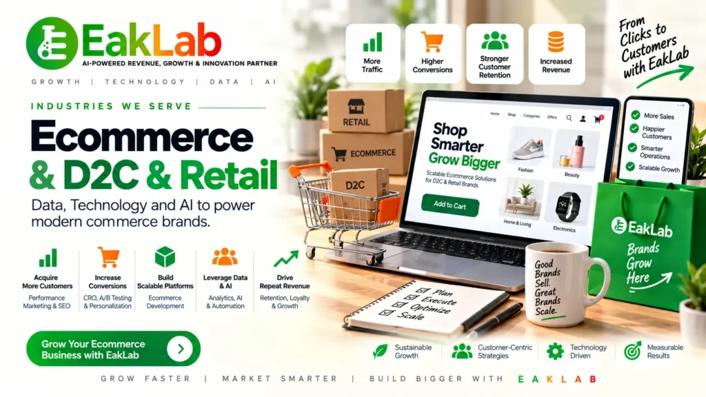 Ecommerce & D2C & Retail EakLab Industry