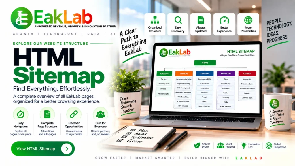 HTML Sitemap EakLab